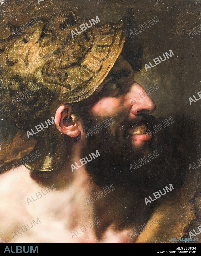 ANNE-LOUIS GIRODET DE ROUSSY-TRIOSON. Capaneus - Study called The Blasphemic, late 18th-early 19th century.