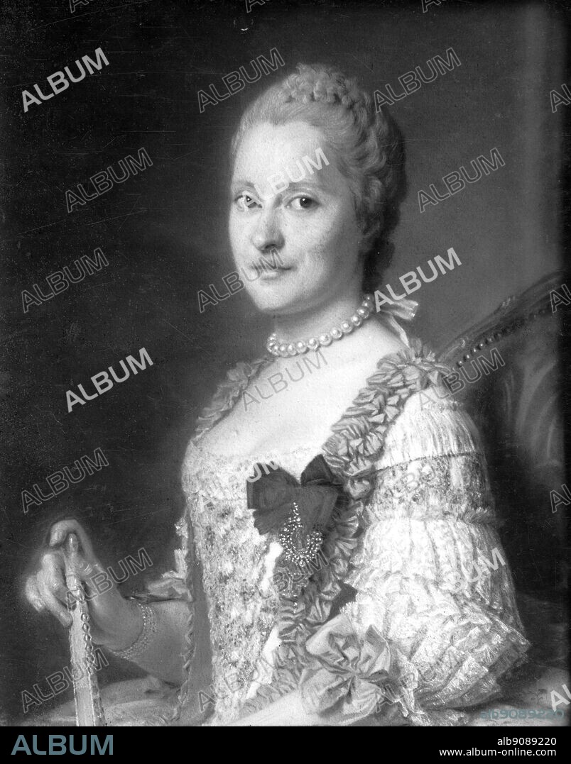 Marie-Joseph de Saxe, the Dauphine. Pastel by Maurice Quentin de la Tour.