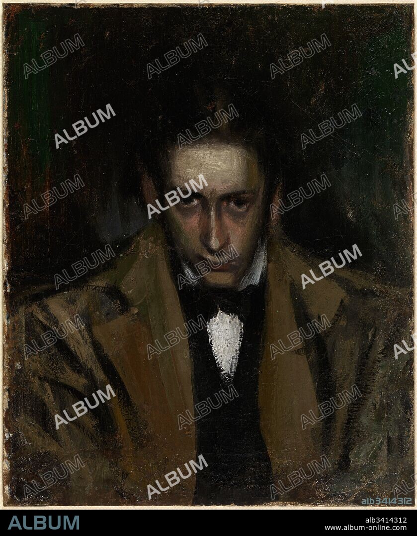Pablo Picasso / "Carles Casagemas", 1899-1900, Oil on canvas, 55 x 45 cm, MPB 110.022.