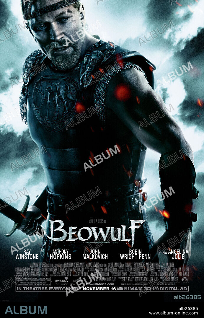 Poster de BEOWULF, 2007, dirigida por ROBERT ZEMECKIS. Copyright WARNER BROS. PICTURES/IMAGEMOVERS/PARAMOUNT PICTURES/ SHANGR.