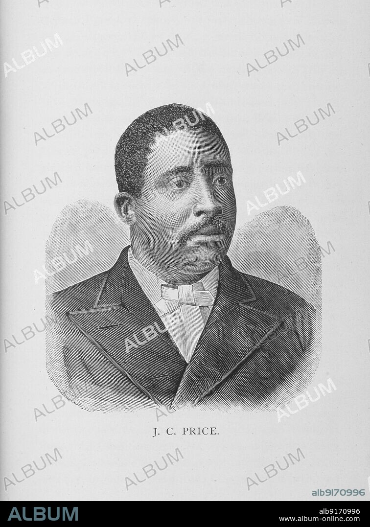 J. C. Price, 1887. African-American founder, orator and educator Joseph Charles Price was the first president of Livingstone College in Salisbury, North Carolina. From "Men of Mark: Eminent, Progressive and Rising" by William J. Simmons.