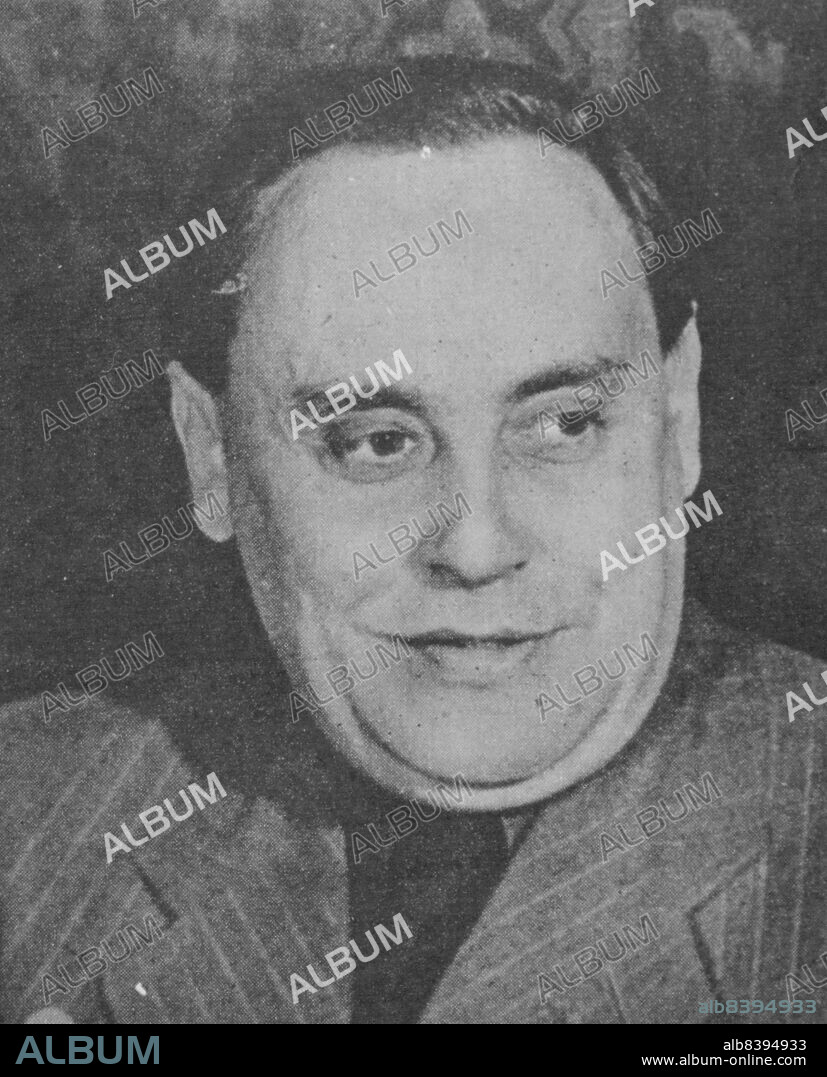 Major Ferenc Szalasy, Fascist regent in Hungary. Our photograph shows Major Ferenc Szalasy, a notorious character and the leader of the pro-Nazi "Arrow Cross" movement, a gangster organisation since 1934. He is Hitler's new Gauleiter in Hungary, following the fall of Admiral Horthy. December 01, 1944. (Photo by European).