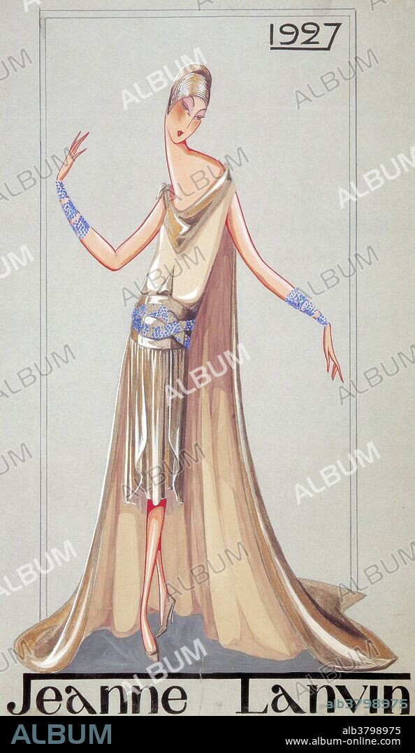 Jeanne-Marie Lanvin (January 1, 1867, July 6, 1946) was a French fashion designer. She founded the Lanvin fashion house and the perfume company Lanvin Parfums. In 1909, Lanvin joined the Syndicat de la Couture, which marked her formal status as a couturiÃ¨re. The clothing she made for her daughter began to attract the attention of a number of wealthy people who requested copies for their own children. Soon, she was making dresses for their mothers, and some of the most famous names in Europe were included in the clientele of her new boutique on the rue du Faubourg Saint-HonorÃ©, Paris. Fashion is a distinctive and often habitual trend in the style in which a person dresses. It is the prevailing styles in behavior and the newest creations of textile designers. Prior to the mid-19th century, most clothing was custom-made. It was handmade for individuals, either as home production or on order from dressmakers and tailors. By the beginning of the 20th century, with the rise of new technologies such as the sewing machine, the development of the factory system of production, and the emergence of department stores, clothing had increasingly come to be mass-produced in standard sizes and sold at fixed prices.