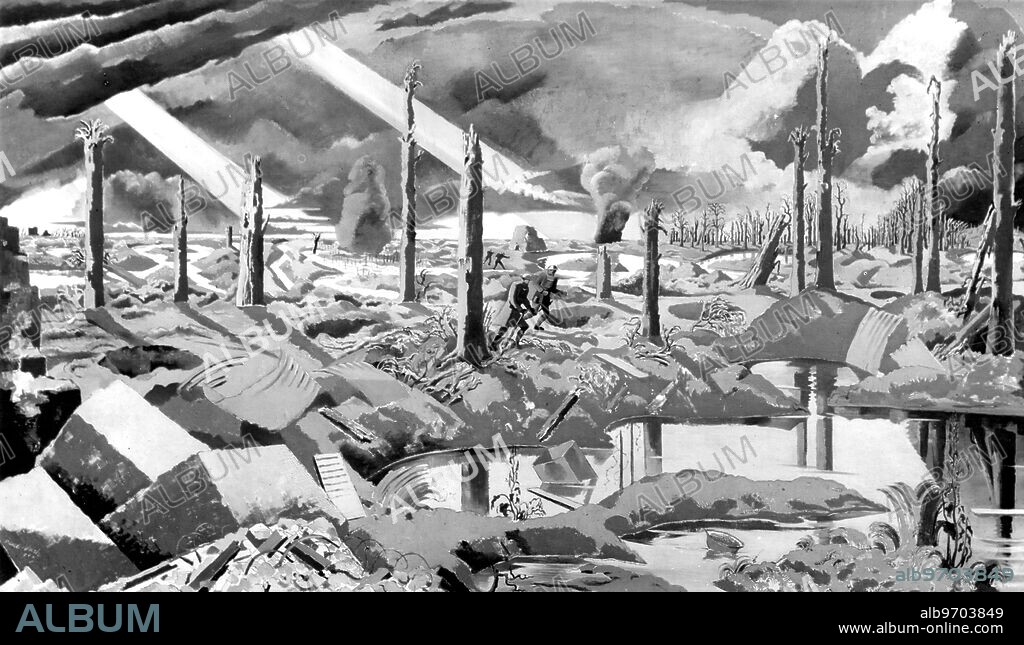 The Menin Road. Paul Nash.