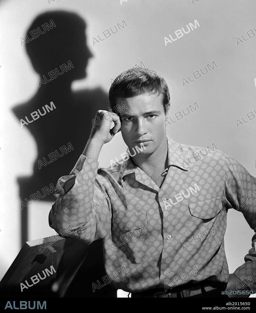 MARLON BRANDO en JULIO CESAR, 1953 (JULIUS CAESAR), dirigida por JOSEPH L. MANKIEWICZ. Copyright M.G.M.