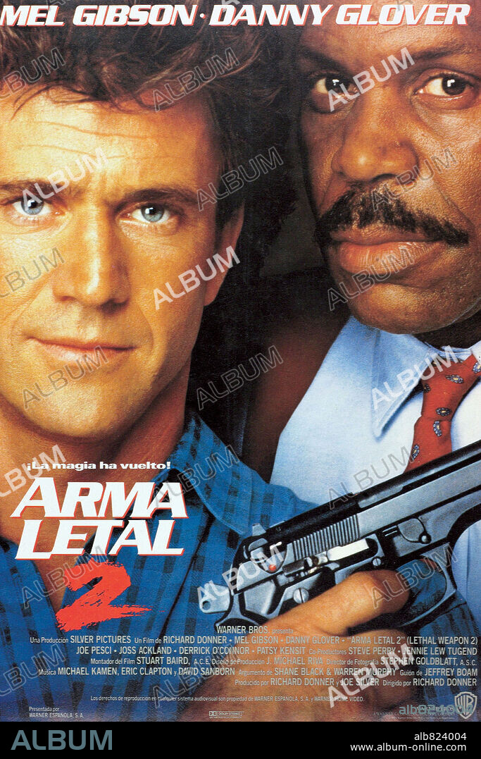 Poster of LETHAL WEAPON 2, 1989, directed by RICHARD DONNER. Copyright WARNER BROTHERS.