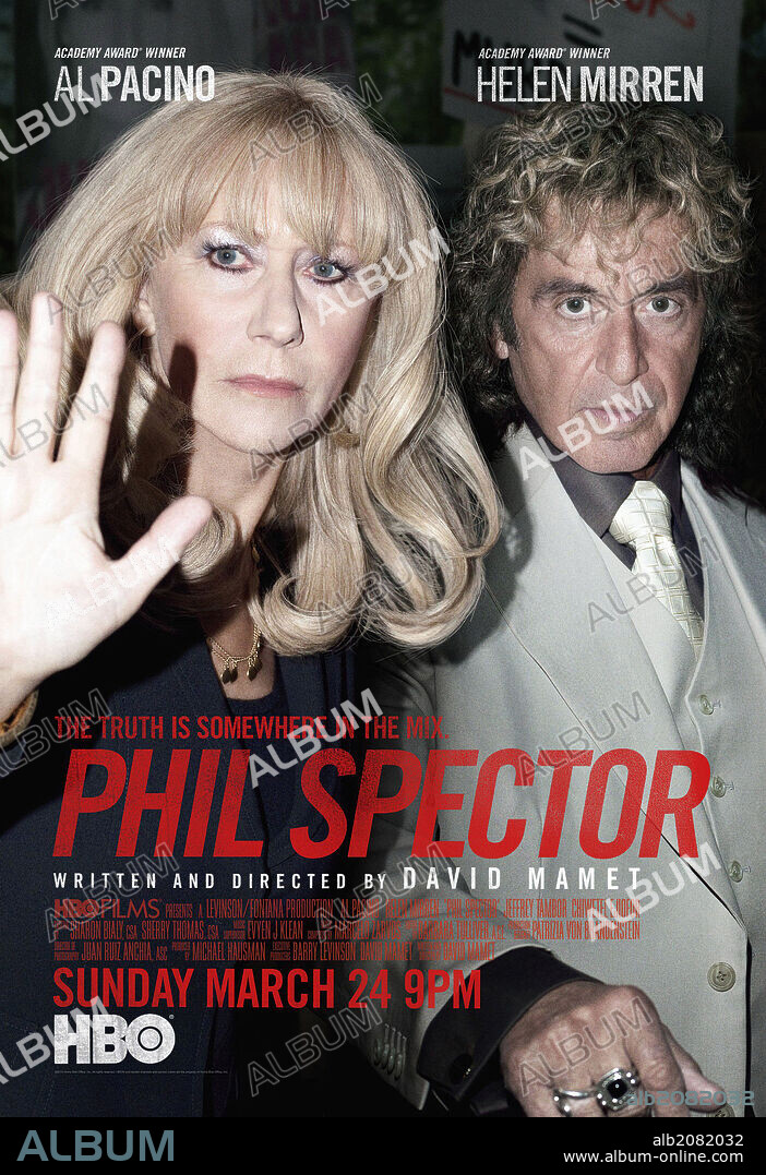 Poster of PHIL SPECTOR, 2013, directed by DAVID MAMET. Copyright HBO FILMS.