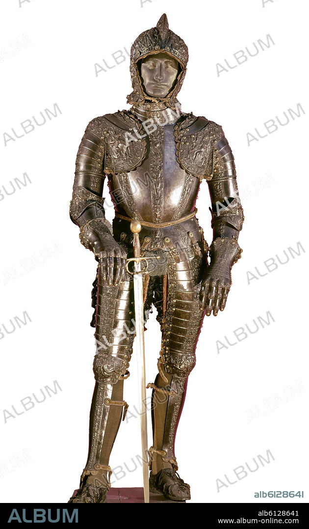 PEFFEN HAUSER ANTON. ARNES DE PARADA DEL REY SEBASTIAN DE PORTUGAL (1557/78) MUERTO EN BATALLA ALCAZARQUIVIR.