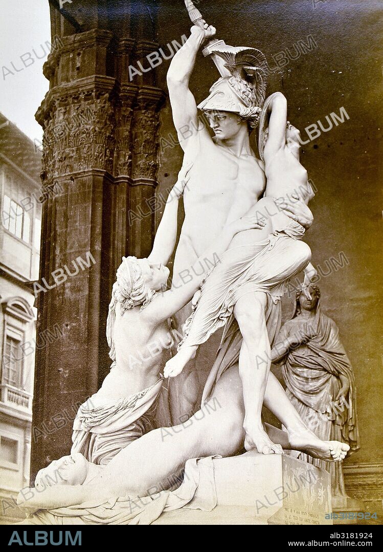 MIGUEL ANGEL. Il Fauno, escultura greca. Restaurata da Michelangelo. Galeria Uffizi. Firenze.