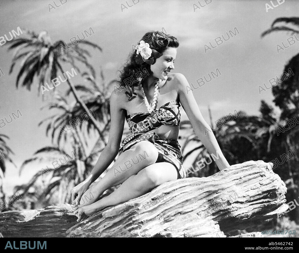 GENE TIERNEY en EL HIJO DE LA FURIA, 1942 (SON OF FURY: THE STORY OF BENJAMIN BLAKE), dirigida por JOHN CROMWELL. Copyright 20TH CENTURY FOX.