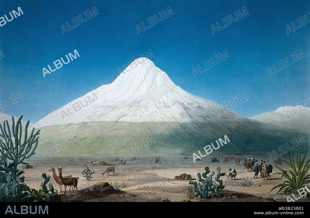 Mount Chimborazo, Equador, early 1800s