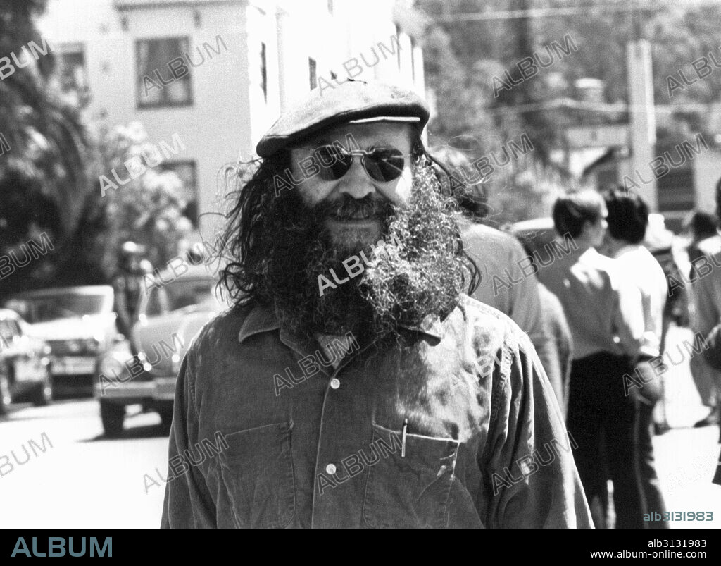 Berkeley, California:  1971 Max Scheer, the editor and publisher of the underground weekly newspaper, the Berkeley Barb.