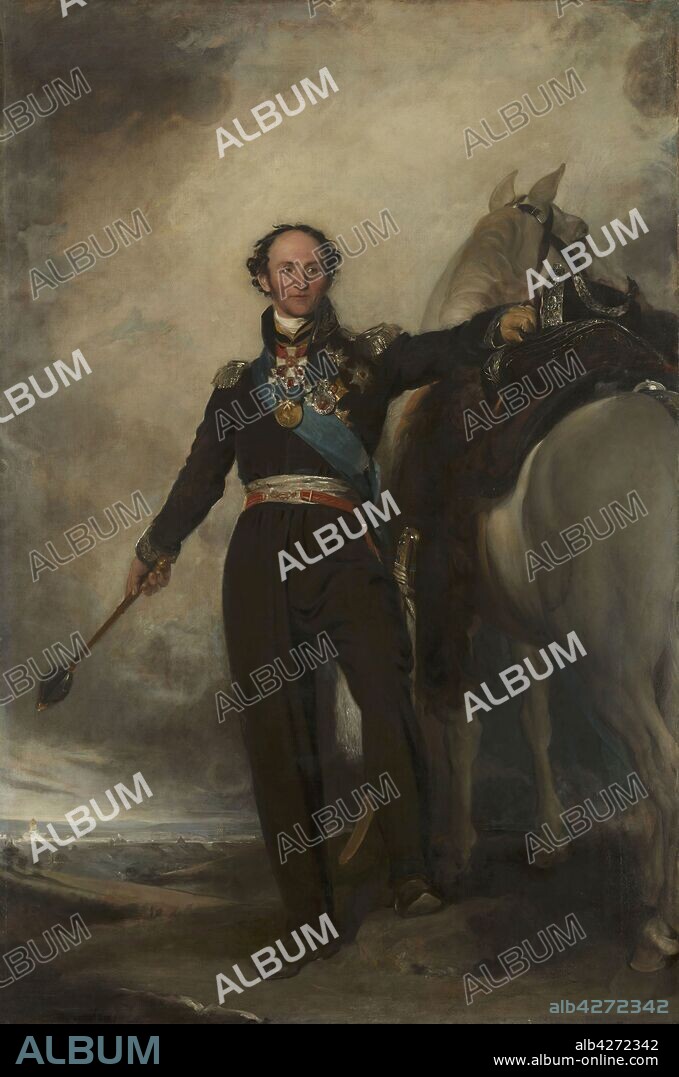 SIR THOMAS LAWRENCE. Portrait of Count Matvei Ivanovich Platov (1757-1818).