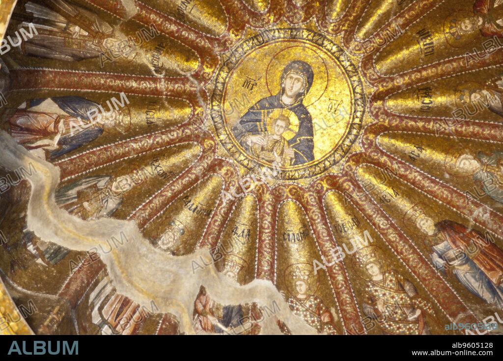 Los antepasados de María.Monasterio de San Salvador en Chora, siglo XI. Estambul.Turquia. Asia.