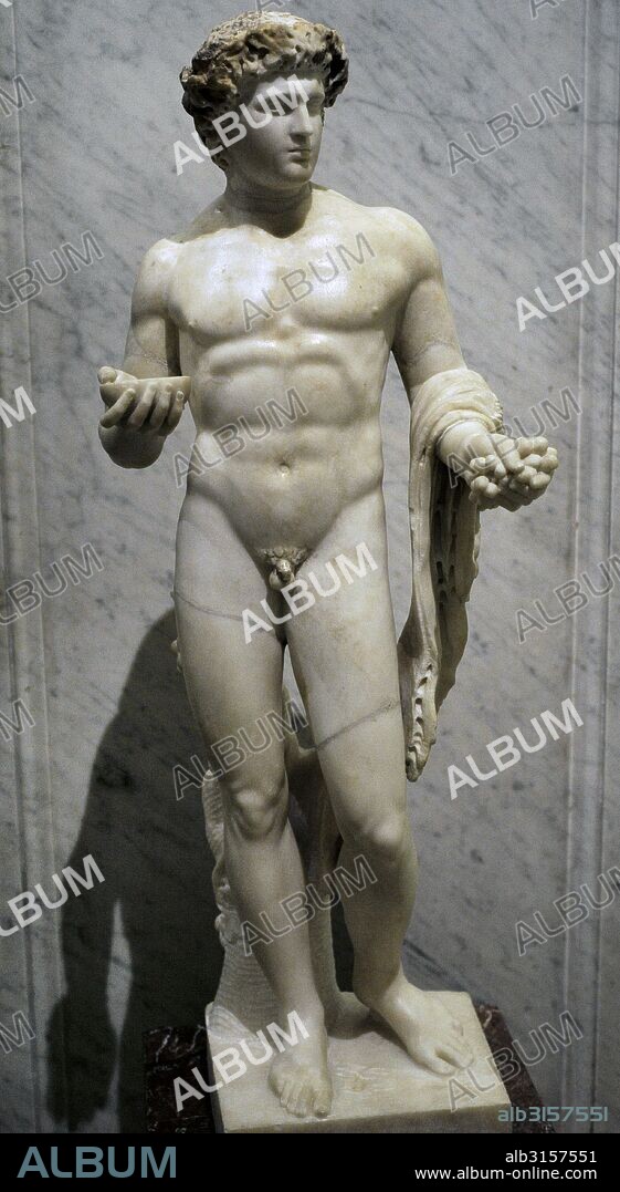 Diomedes or Diomede. Hero and participant of the Trojan War. Statue. Marble. Roman work, the statue type dates back to the 5th century BC. The State Hermitage Museum. Saint Petersburg. Russia.