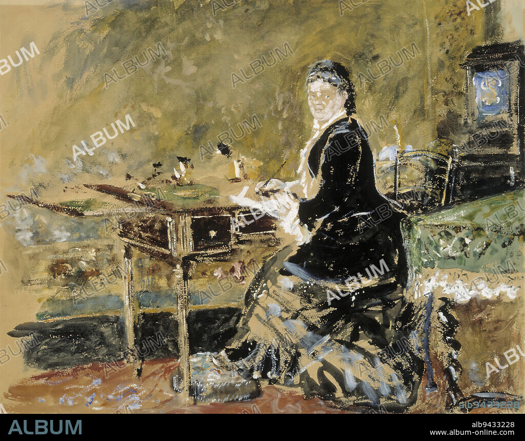 Ernst Josephson, 16 April 1851, Stockholm, Sweden, 22 November 1906, Stockholm, Sweden, Mrs Caroline Schloss, 1870 - 1906, 30.5 × 41.5 cm, gouache, watercolour,.