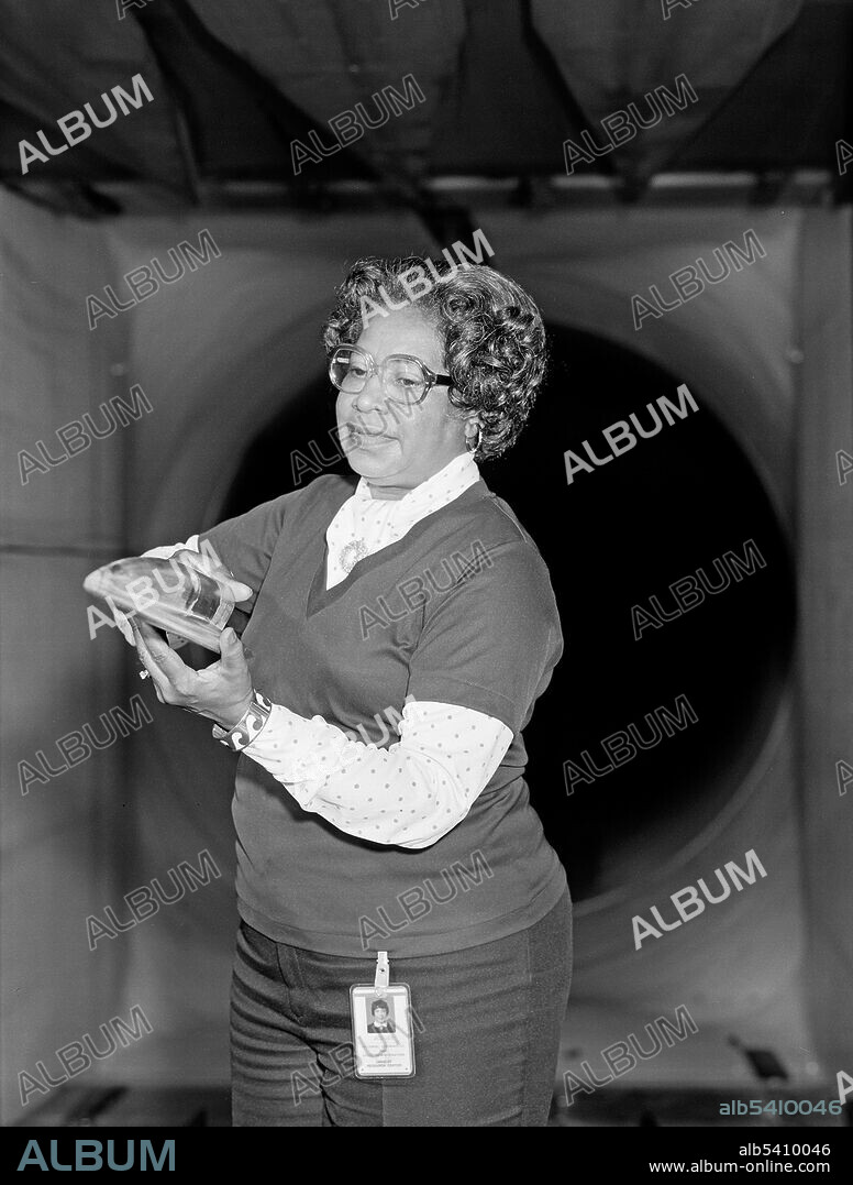 Mary Winston Jackson (April 9, 1921 - February 11, 2005) was an African-American mathematician and aerospace engineer. She worked at Langley Research Center in  Virginia, for most of her career. She took advanced engineering classes and, in 1958, became NASA's first black female engineer. No photographer credited, undated.