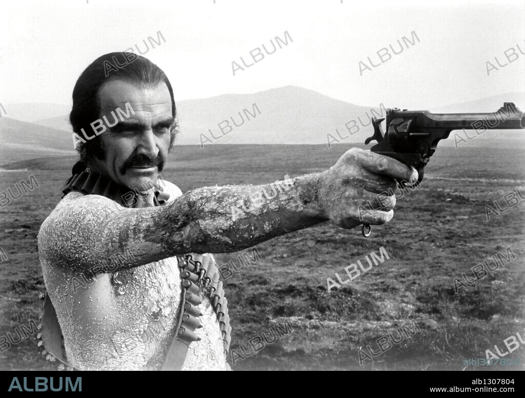 SEAN CONNERY in ZARDOZ, 1974, directed by JOHN BOORMAN. Copyright 20TH CENTURY FOX.