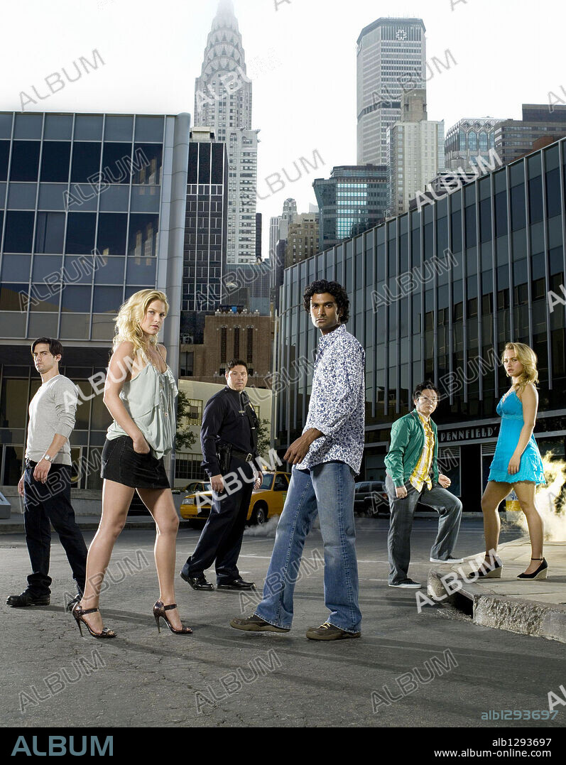 ALI LARTER, GREG GRUNBERG, HAYDEN PANETTIERE, MASI OKA, MILO VENTIMIGLIA and SENDHIL RAMAMURTHY in HEROES, 2006, directed by ADAM KANE, ALLAN ARKUSH, GREG BEEMAN and JEANNOT SZWARC. Copyright NBC UNIVERSAL TELEVISION/TAILWIND PRODUCTIONS.