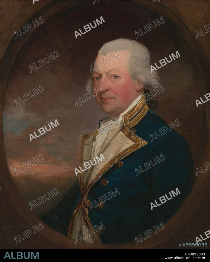 GILBERT STUART. Captain John MacBride. Date/Period: 1788. Painting. Oil on canvas. Height: 749 mm (29.48 in); Width: 622 mm (24.48 in).