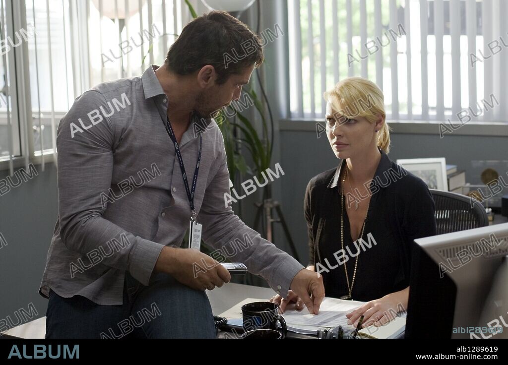 GERARD BUTLER y KATHERINE HEIGL en LA CRUDA REALIDAD, 2009 (THE UGLY TRUTH), dirigida por ROBERT LUKETIC. Copyright Lakeshore entertainment/ Relativity media.