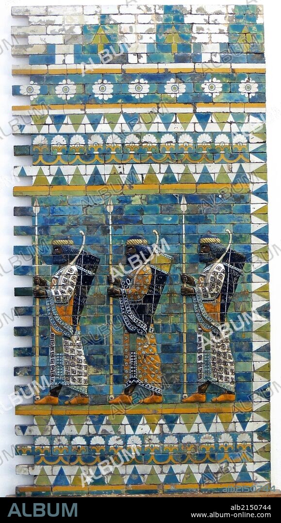 Reconstruction of the Ishtar Gates, Babylon (at the Pergamum Museum, Berlin).  (Photo by: Universal History Archive/UIG via Getty Images).