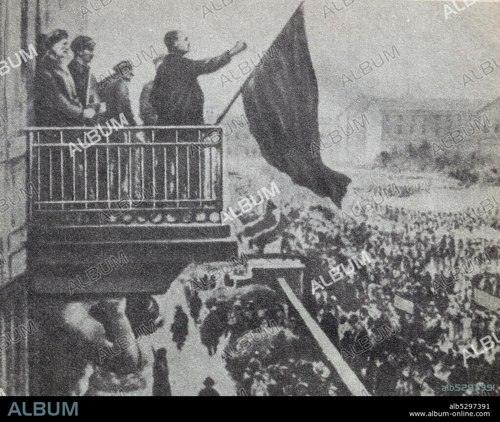 Speech by Karl Liebknecht. November 9, 1918. Karl Paul August Friedrich Liebknecht (1871 – 1919) was a German socialist politician and theorist, originally in the Social Democratic Party of Germany (SPD) and later a co-founder with Rosa Luxemburg of the Spartacist League and the Communist Party of Germany.