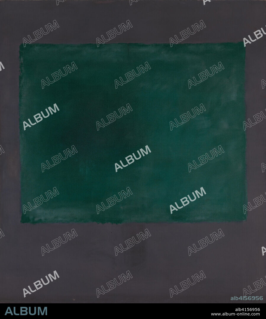 Mark Rothko (Dvinsk, 1903-Nueva York, 1970). Sin título (Verde sobre morado) (1961). Técnica mixta sobre lienzo. 258 x 229 cm.