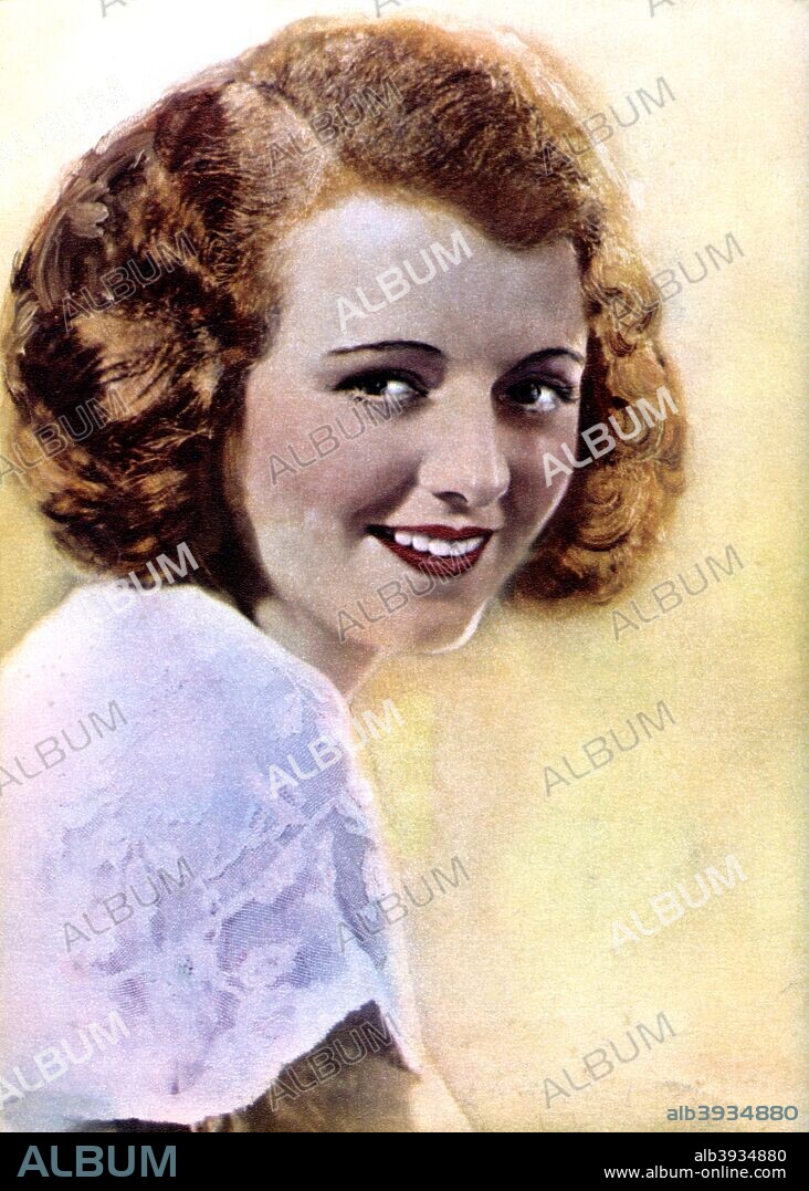 Janet Gaynor, American actress, 1934-1935. Janet Gaynor was the first winner of the Academy Award for Best Actress, which she won in 1928 for her performances in Seventh Heaven, Street Angel and Sunrise. Taken from Meet the Film Stars, by Seton Margrave. (London, 1934-1935).