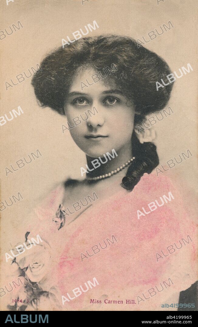 'Miss Carmen Hill', (1883-1952), c1930. Edwardian singer and actress.