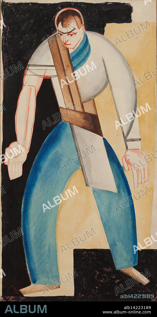 VADIM GEORGIEVICH MELLER. Costume design for the play "Gas" by Georg Kaiser.