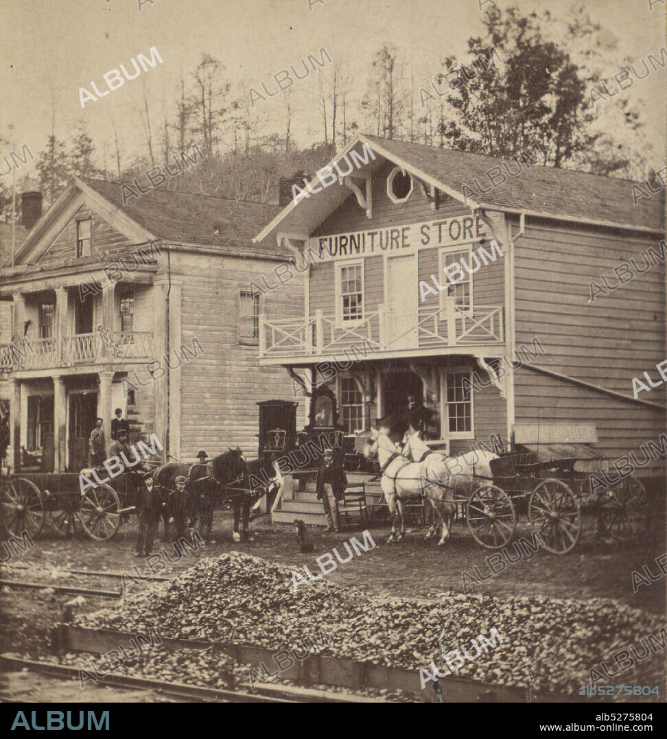 Hoyt Brothers, Katonah, N.Y. Furniture Store., Carts & wagons, Furniture stores, New York (State), Westchester County (N.Y.), Katonah (N.Y.).
