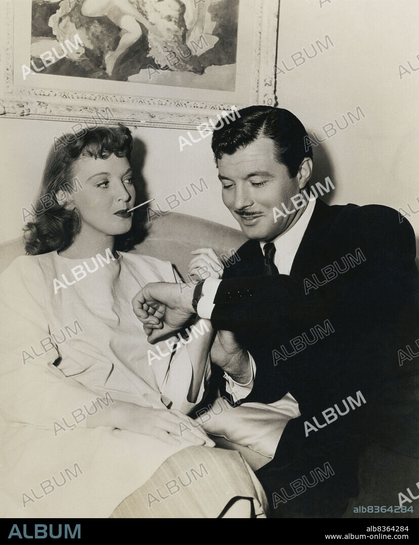 James Craig (1912-1985), actor de cine estadounidense, y Lucille Bremer (1917-1996), actriz de cine estadounidense.