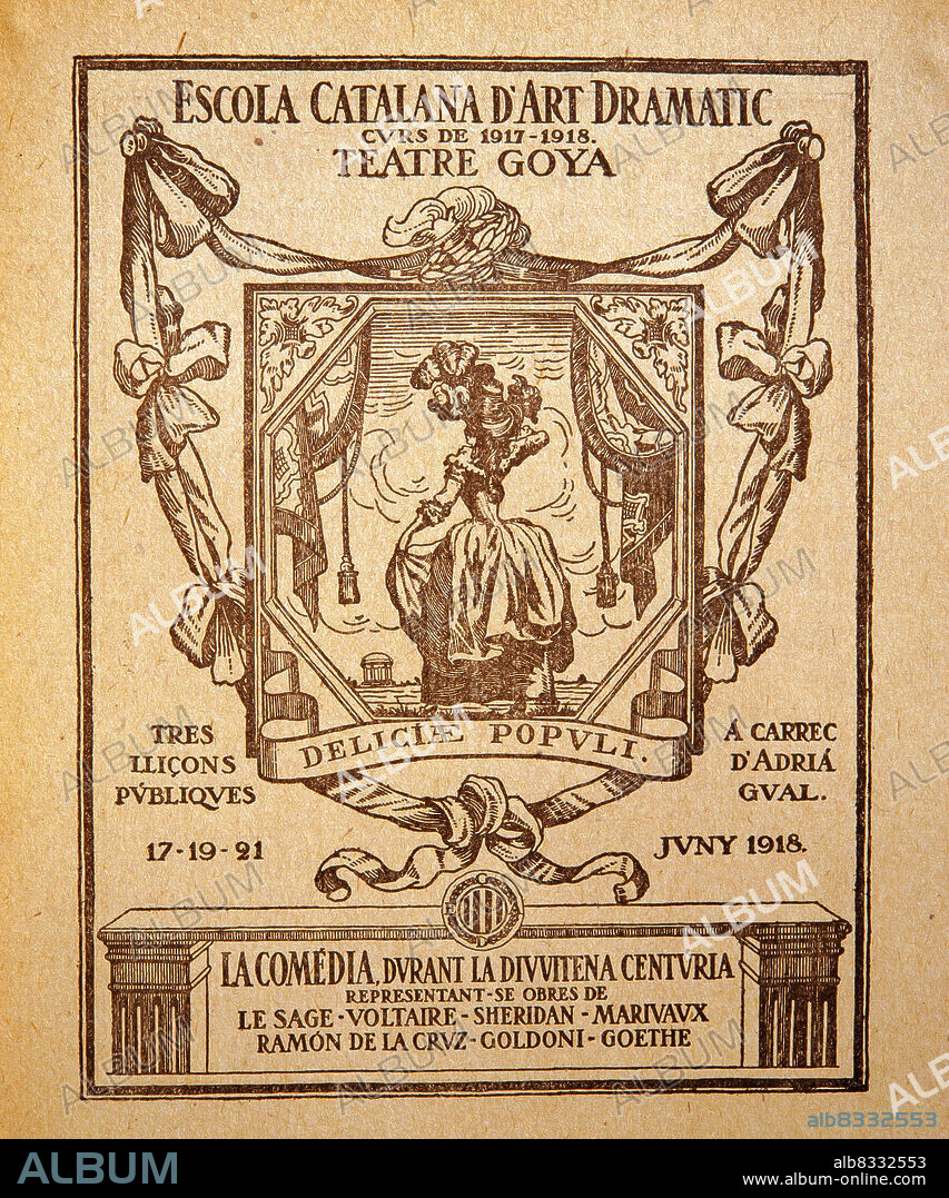 Escola Catalana d'Art Dramatic, Curs de 1917-1981, Teatre Goya. Institut del Teatre de Barcelona.