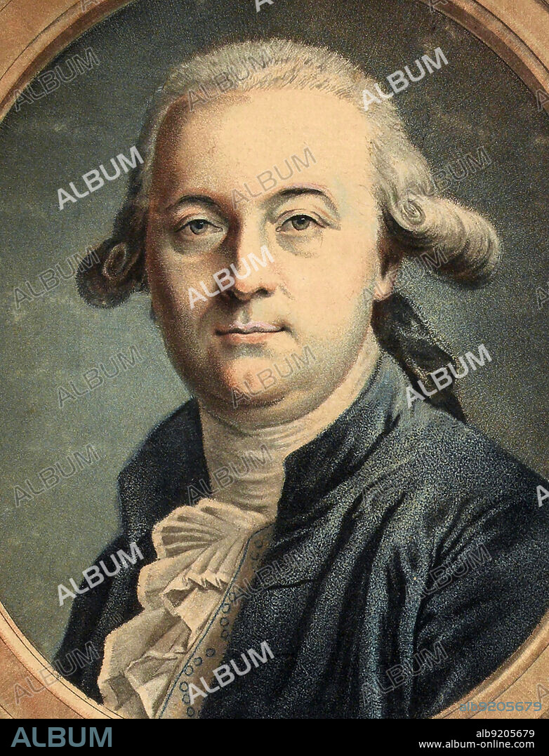 Valentin Hauy (1745-1822) established the first school for the blind in 1785 in Paris, which Louis Braille attended in 1819. Other schools for the blind followed his model. Portrait by Antoine Louis Francois Sergent dit Sergent-Marceau, after Marie-Genevieve Favart, 1789.