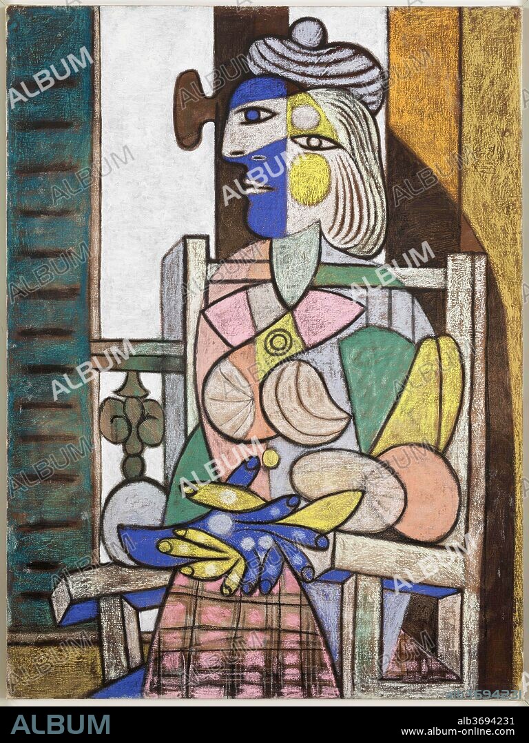 PABLO PICASSO. Femme assise devant la fenêtre.