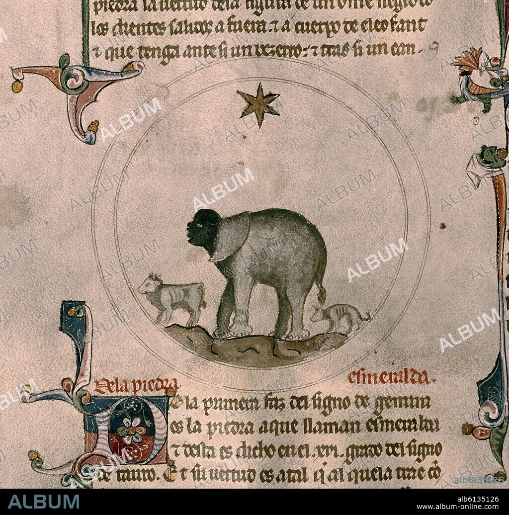 ALFONS X VON KASTILIEN DER WEISE. LAPIDARIO MANDADO HACER POR ALFONSO X-S XIII.