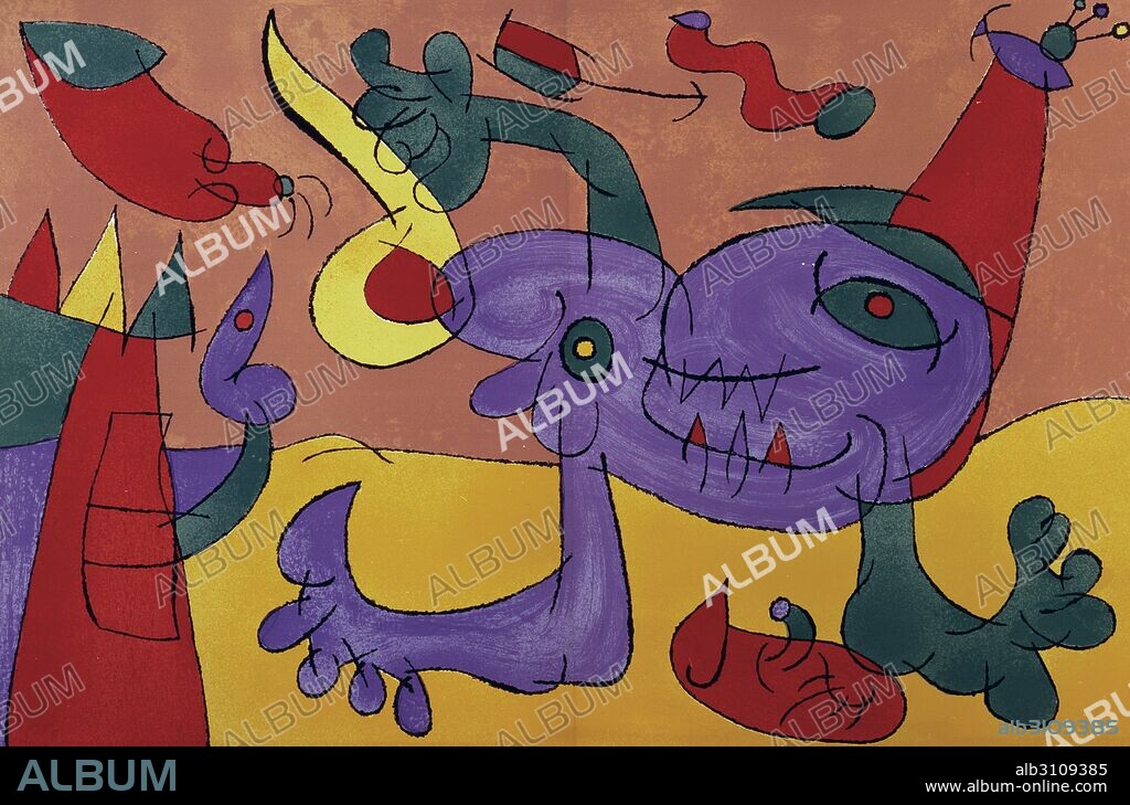 JOAN MIRÓ. La masacre del Rey de Polonia.