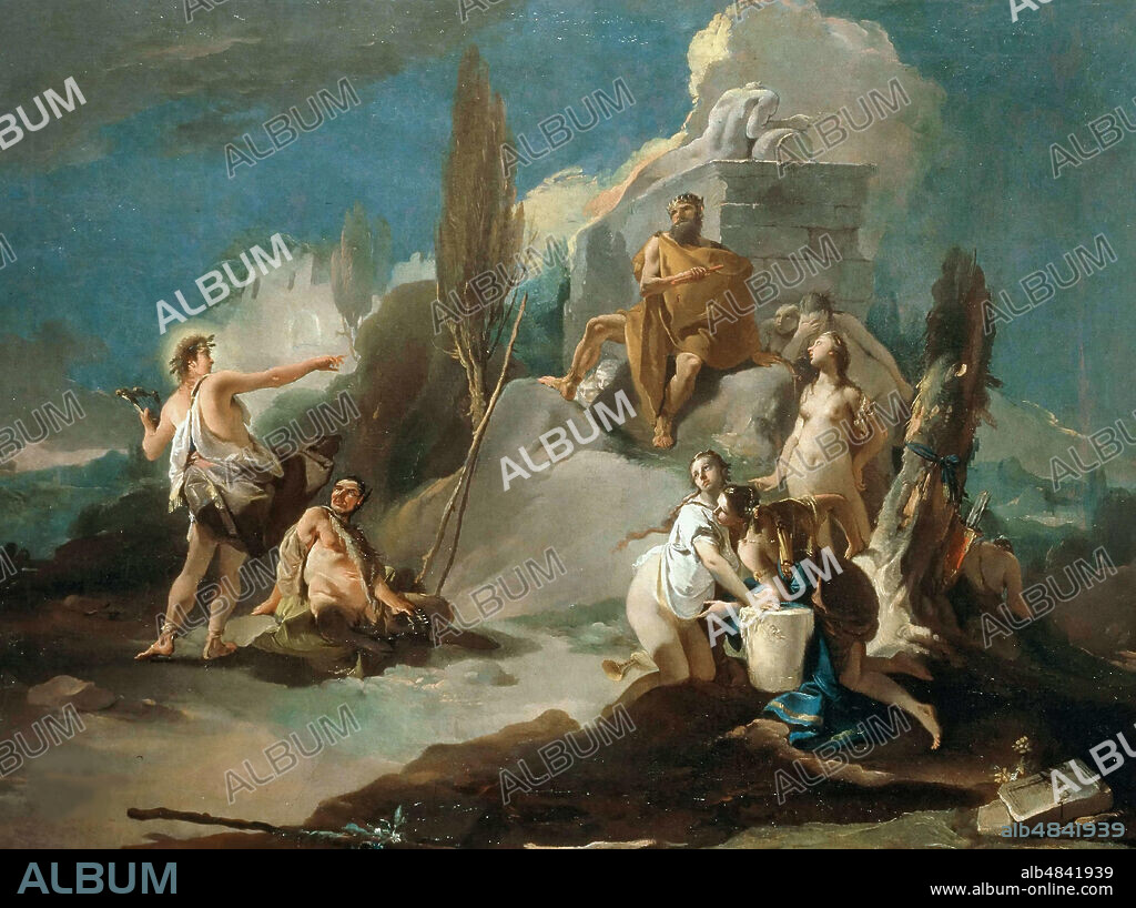 GIOVANNI BATTISTA TIEPOLO. Apollo and Marsyas.