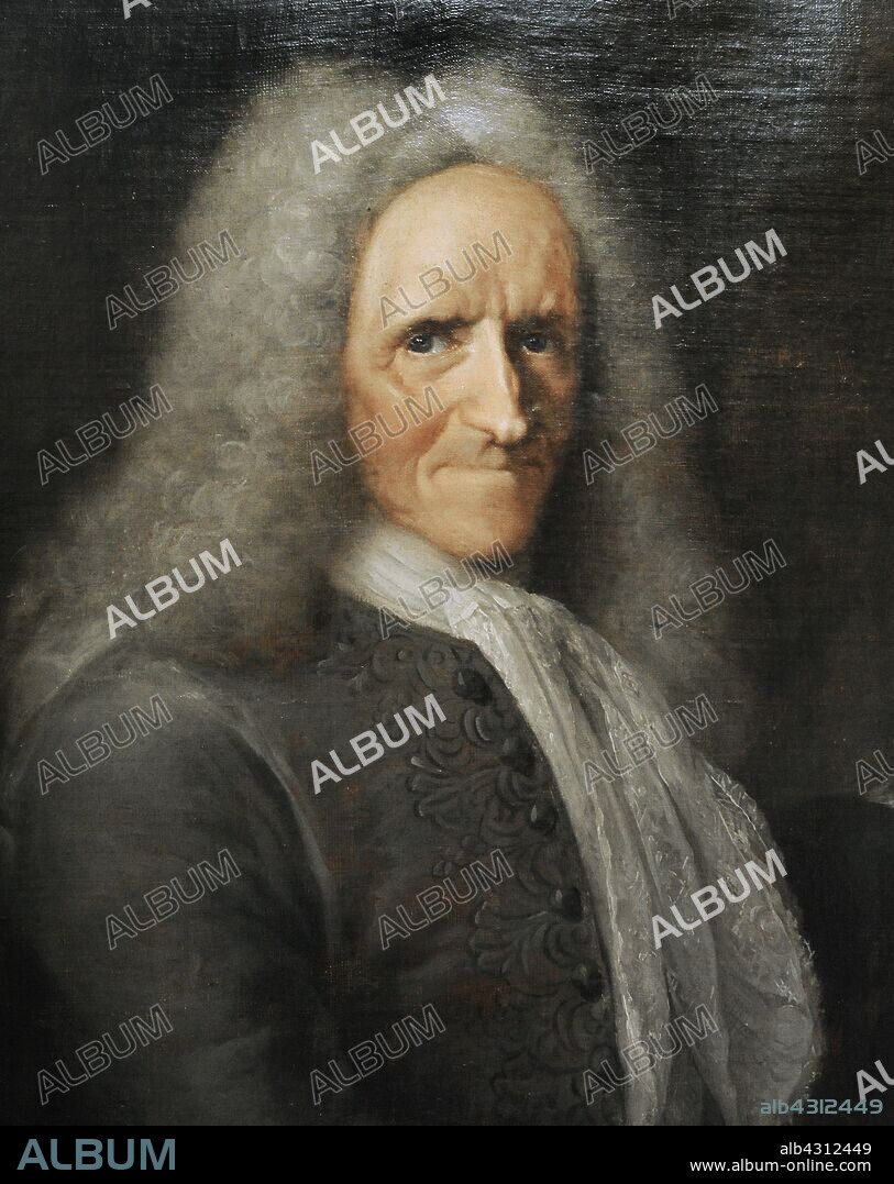 Francisco Antonio de Salcedo y Aguirre (1646-1729). Funcionario español, Corregidor de Madrid. Retrato de Francisco Antonio Salcedo y Aguirre, Primer Marqués del Vadillo, Corregidor de Madrid, hacia 1729, por Miguel Jacinto Meléndez (1679-1734). Museo de Historia. Madrid. España.