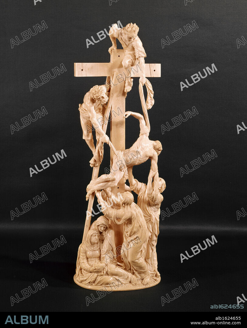 Descent from the Cross by Adam Lenckhardt, sculpture, 1653, USA, Ohio, Cleveland Museum of Art.