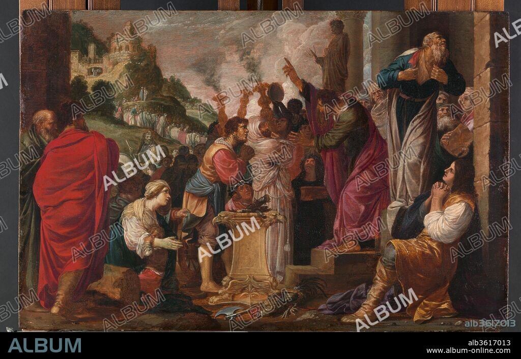 Paul and Barnabas at Lystra. Artist: Jacob Pynas (Dutch, Amsterdam 1592/93-after 1650 Amsterdam (?)). Dimensions: 19 x 28 7/8 in. (48.3 x 73.3 cm).