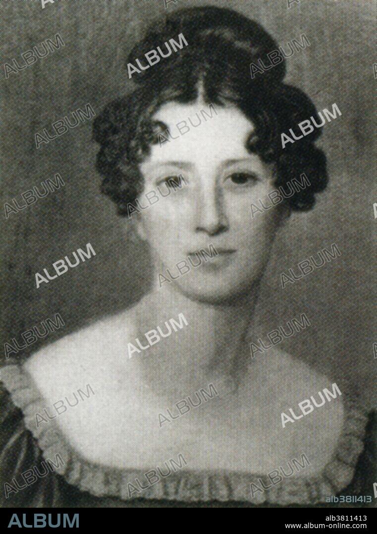 Mary Ann Mantell, who with her husband Gideon Algernon Mantell (1790-1852), discovered specimens of Iguanodon teeth in 1822. Gideon Mantell founded the scientific study of dinosaurs with his attempt to reconstruct the structure and life of the Iguanodon.