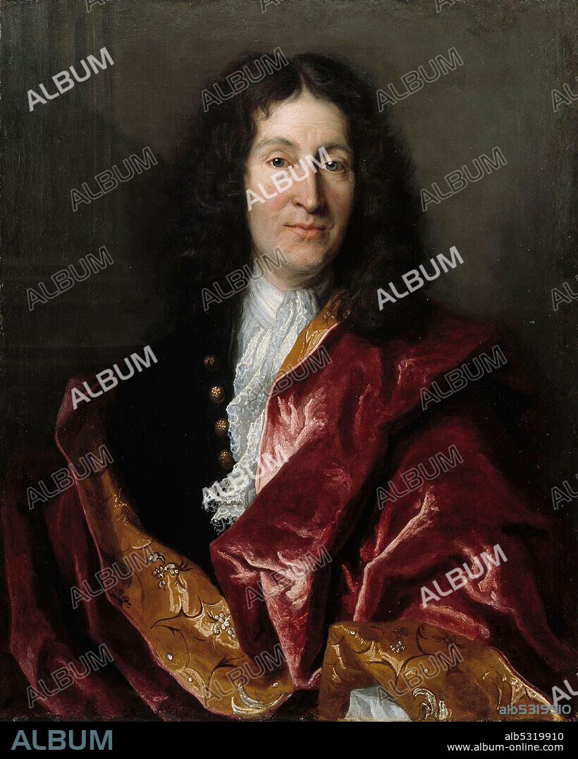 HENRI MILLOT. Portrait of Jean de La Fontaine (1621-1695).