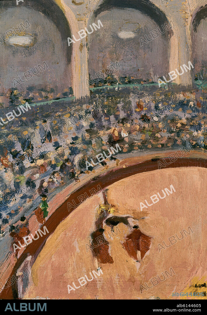 MANOLO HUGUE (1872-1945). (CORRIDA Y PLAZA DE TOROS) - SIGLO XX.