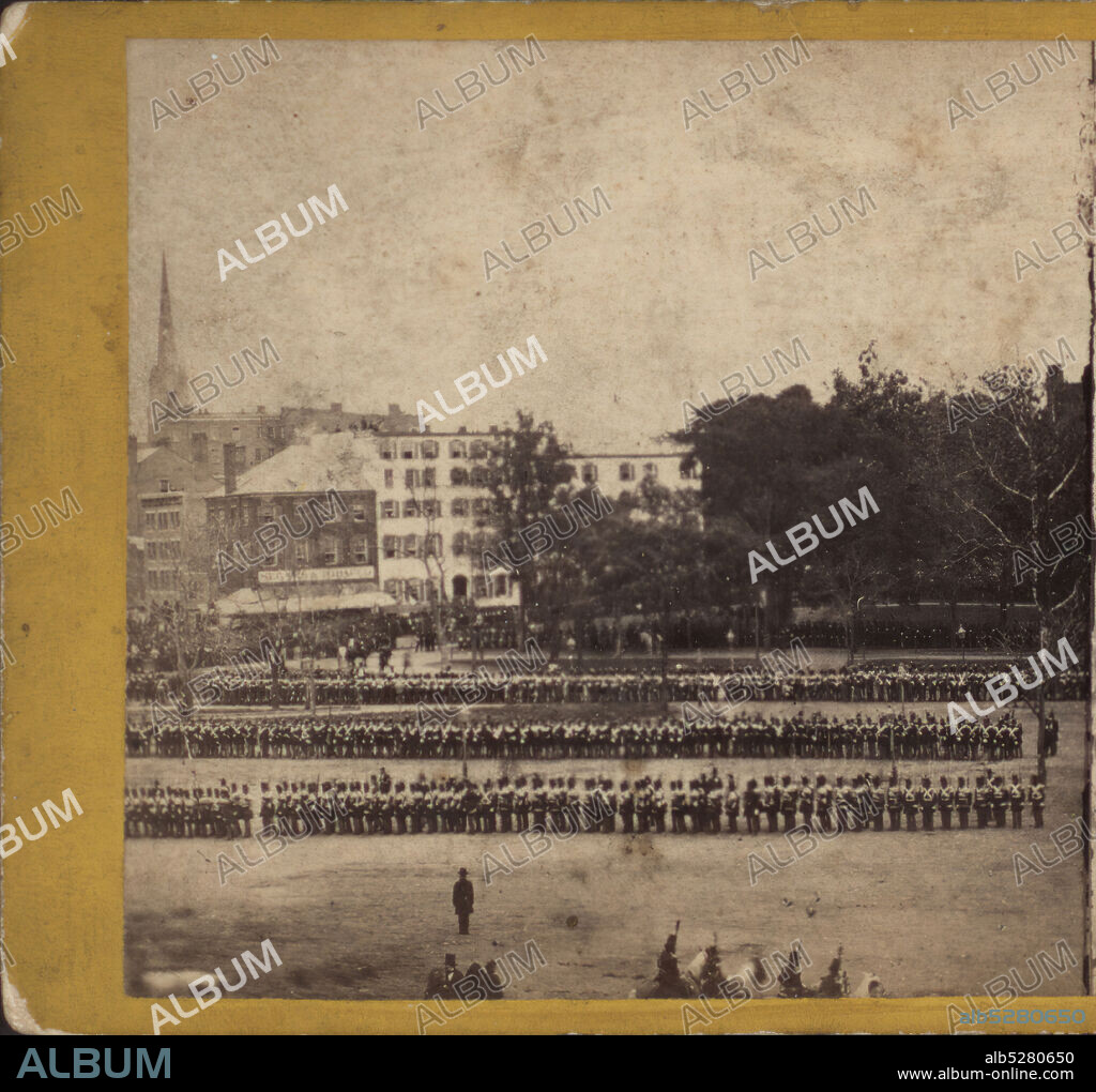 Scene on the Battery at New York, on the occasion of the Reception of the Prince of Wales., 1860, New York (State), New York (N.Y.), Manhattan (New York, N.Y.), Battery Park (New York, N.Y.).