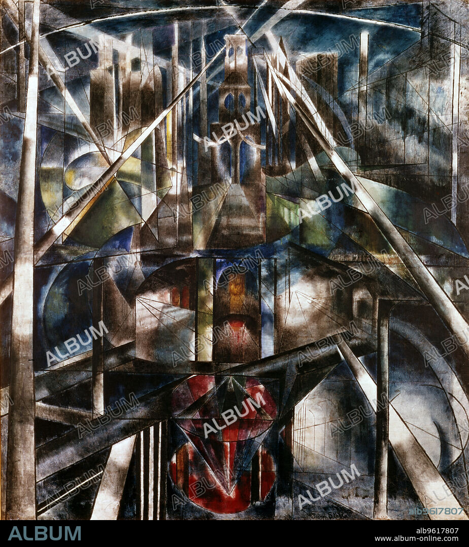 JOSEPH STELLA. 'Brooklyn Bridge', 1917.