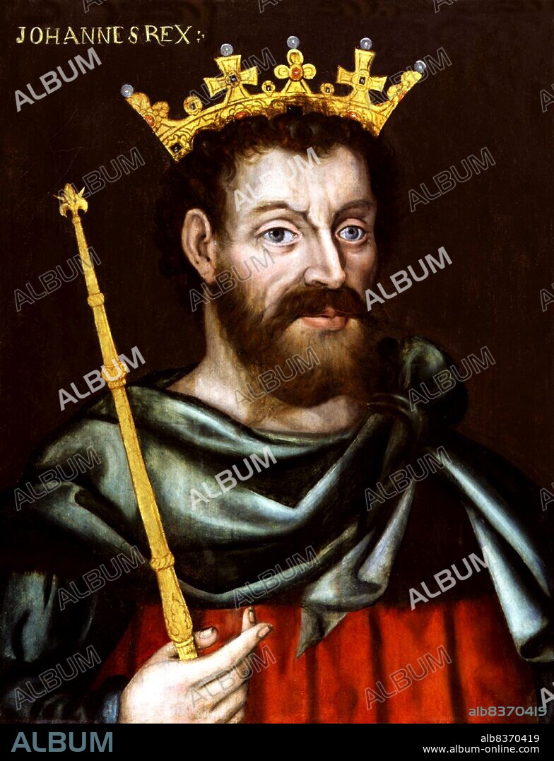 John (24 December 1166 19 October 1216), also known as John Lackland (Norman French: Johan sanz Terre), was King of England from 6 April 1199 until his death in 1216. John lost the Duchy of Normandy to King Philip II of France, resulting in the collapse of most of the Angevin Empire and contributing to the subsequent growth in power of the Capetian dynasty during the 13th century.<br/><br/>. The baronial revolt at the end of John's reign led to the sealing of Magna Carta, a document of immense significance considered to be an early step in the evolution of the constitution of the United Kingdom.