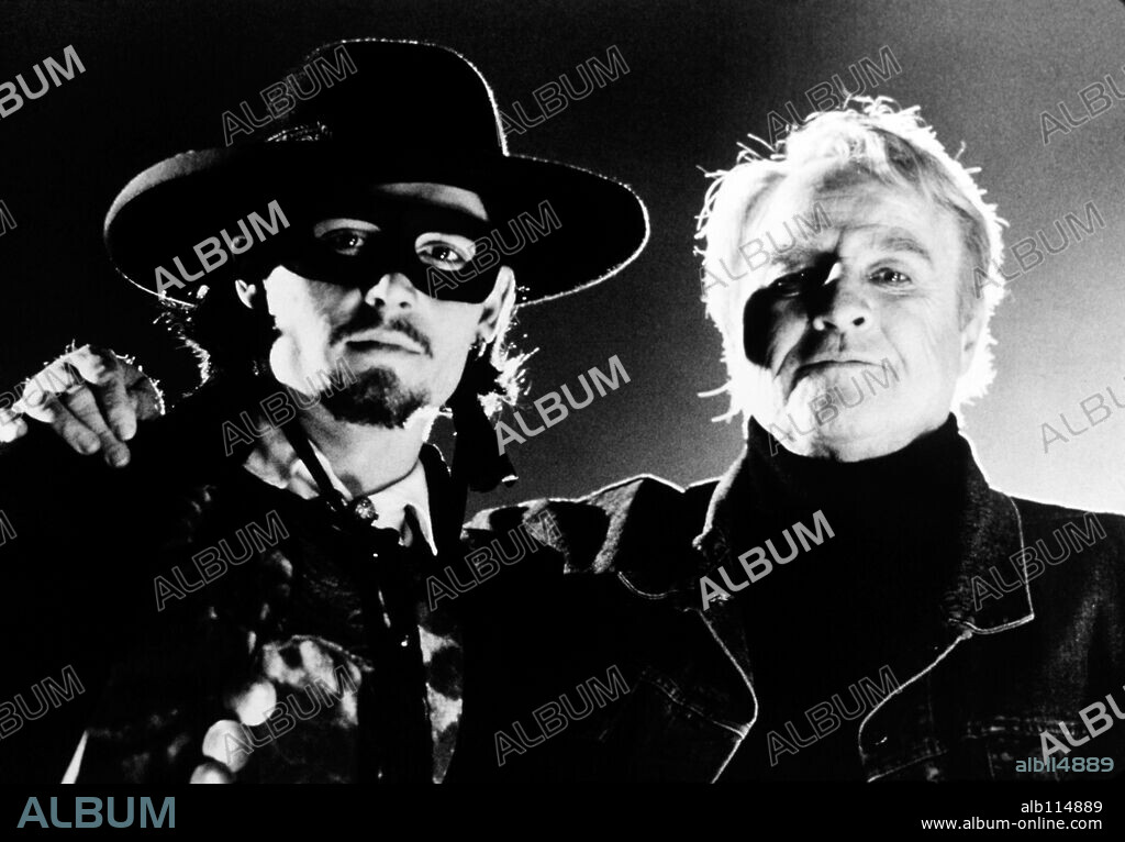 JOHNNY DEPP et MARLON BRANDO dans DON JUAN DEMARCO, 1994, réalisé par JEREMY LEVEN. Copyright NEW LINE CINEMA.