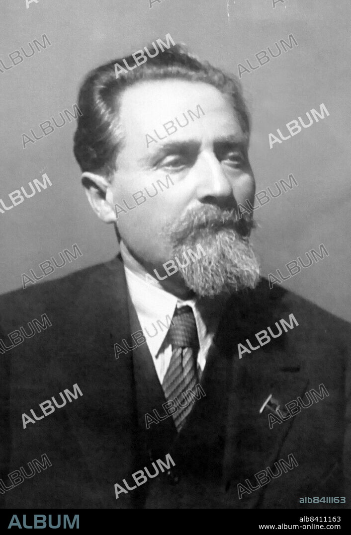Solomon Abramovich Lozovsky (1878-1952) Communist and Bolshevik revolutionary, a high-ranking official in the Soviet government, including as a Presidium member of the All-Union Central Council of Soviet Trade Unions, a Central Committee member of the Communist Party, a member of the Supreme Soviet, a deputy people's commissar for foreign affairs. Lozovsky was executed in 1952, together with thirteen other members of Jewish Anti-Fascist Committee, in an event known as the Night of the Murdered Poets.